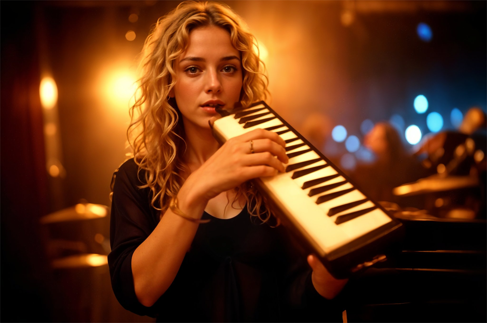 Emily with Melodion